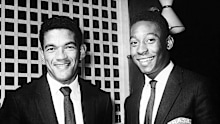 Garrincha and Pele of Brazil in 1962.