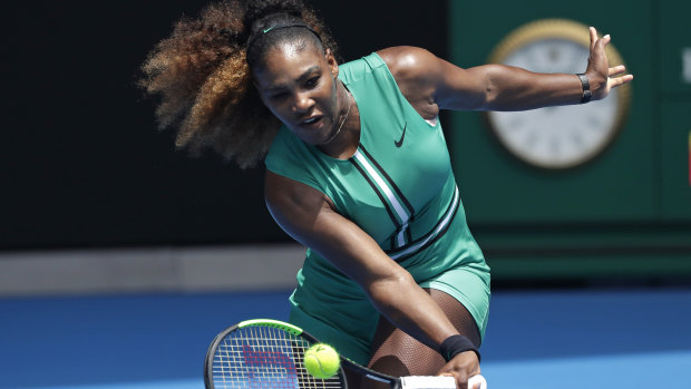 Australian Open 2019 Serena Williams debuts Andre Agassi