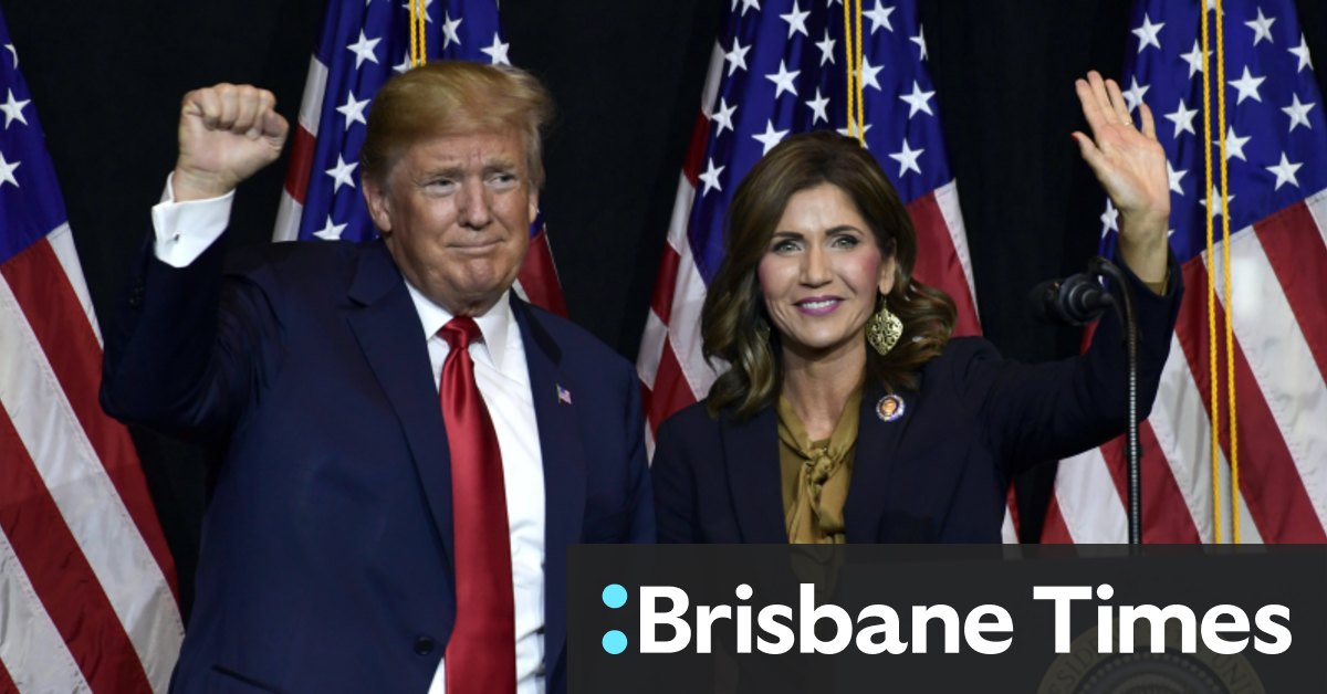 US election 2024 Donald Trump VP contender Kristi Noem boasts in