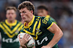 Jack Bostock in action for Australia.