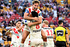 Ryan Couchman celebrates with Loko Pasifiki Tonga. 