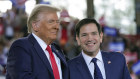 Donald Trump with Marco Rubio before his expected appointment as US Secretary of State