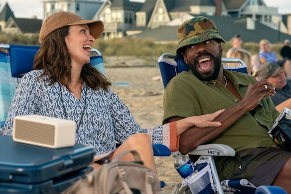 Tina Fey and Colman Domingo in The Four Seasons.