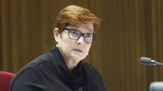 Former foreign minister Marise Payne has kept a low profile since the May election. 