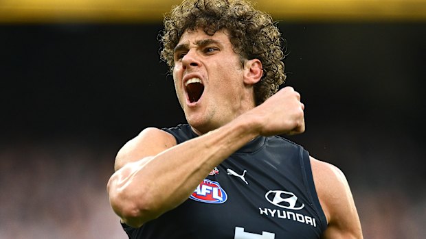 Michael Voss says Charlie Curnow is fit to play against St Kilda.