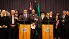 Prime Minister Anthony Albanese announcing the referendum question for a Voice to parliament.