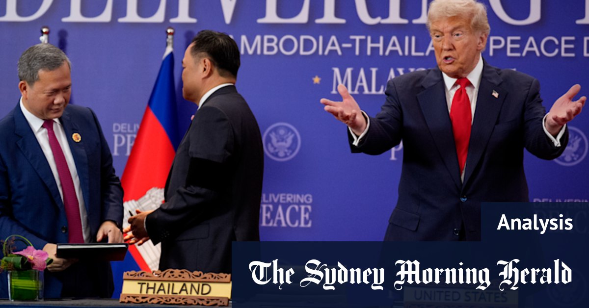 Peace, trade and self-congratulation: A brief tour of Trump’s brush with ASEAN