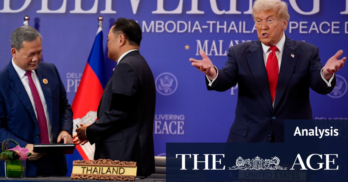 Peace, trade and self-congratulation: A brief tour of Trump’s brush with ASEAN