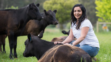 Emma Germano is running for president of the Victorian Farmers Federation. 