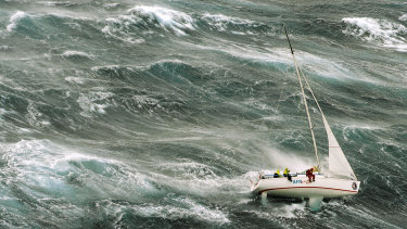 The Dangerous Storm During The 1998 Sydney To Hobart Yacht Race