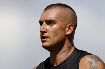 Dustin Martin, pictured last month.
