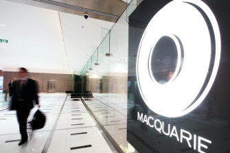 Macquarie shares have surged almost 50 per cent in the past year.