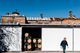 Mark Walpole at Fighting Gully Road in Beechworth, Victoria. The elevated region is a good spot for sangiovese.