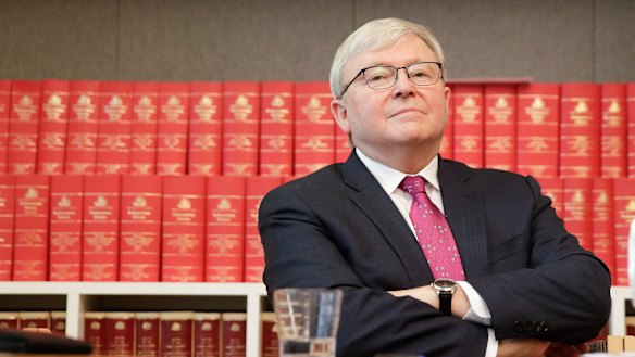 Former PM Kevin Rudd. 