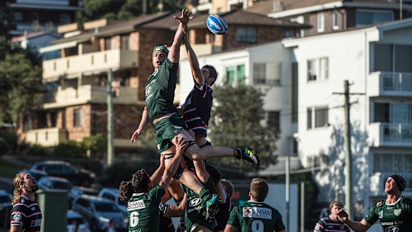 Randwick face off against Eastern Suburbs in the Shute Shield at Coogee Oval. 