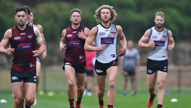 It's been a pre-season of hard work for Dyson Heppell and his Bombers.