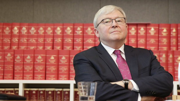 Former PM Kevin Rudd. 