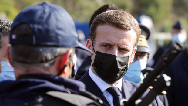 Ashamed of the violence: French President Emmanuel Macron.