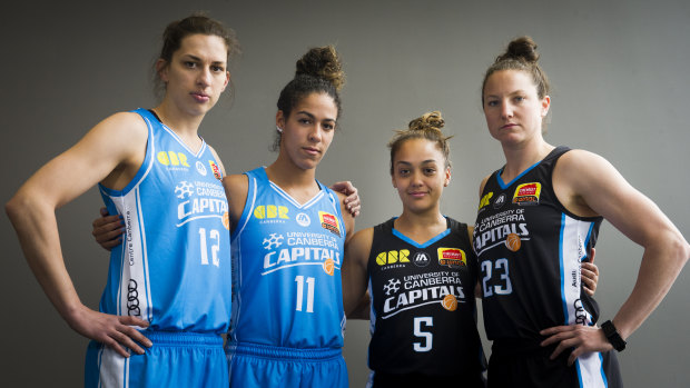 Capitals quartet Marianna Tolo, Kia Nurse, Leilani Mitchell and Kelsey Griffin have all starred this season. 