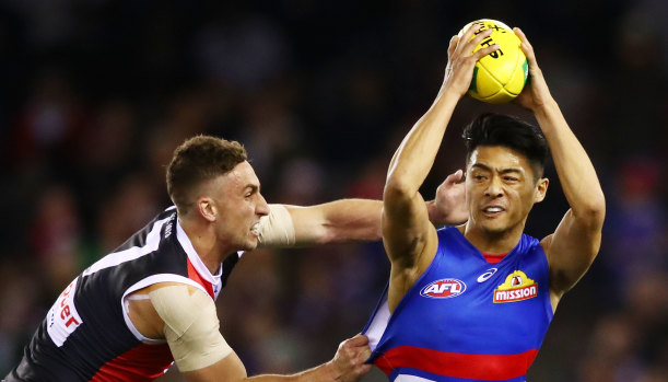 Lin Jong played 65 games for the Western Bulldogs.