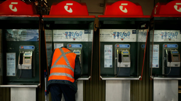 Amid debate over their role, Australia's familiar Telstra payphones have undergone a facelift.
