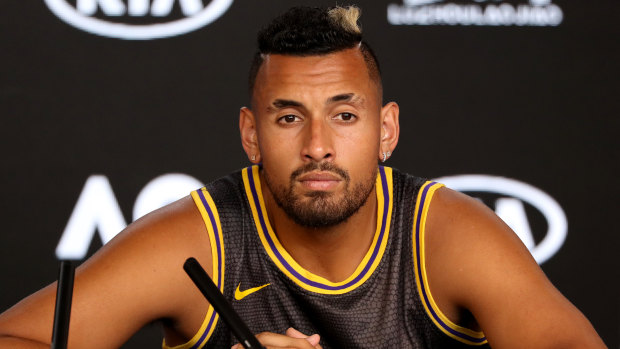 Nick Kyrgios reflected on his summer after losing to Rafael Nadal.