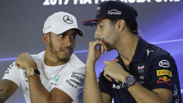 Driving on the same team as world champion Lewis Hamilton would be a great challenge, says Daniel Ricciardo.