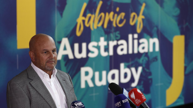 Interim Rugby Australia chief executive Rob Clarke. 