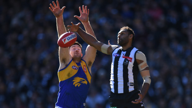 McGovern (left) was instrumental in his side\'s important win over the Pies. 