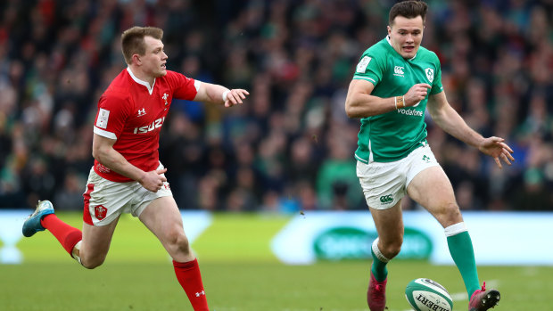 Jacob Stockdale's kicking game was excellent against Wales.