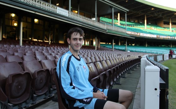 Ton of potential: Patterson burst on the scene as an 18-year-old in 2011 making a Shield century on debut for NSW.