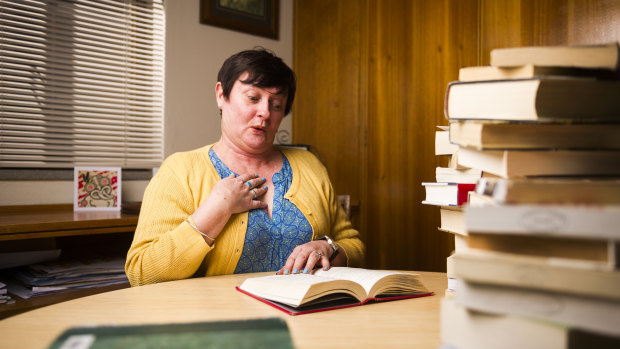 Meredith Duncan, manager of the ANU's J.B. Chifley Library: "Librarians have long been campaigners for the freedom to read."