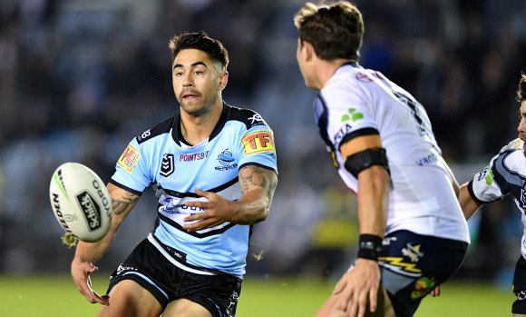 Stopping the rot: Shaun Johnson starred as Cronulla ended a five-match losing streak.