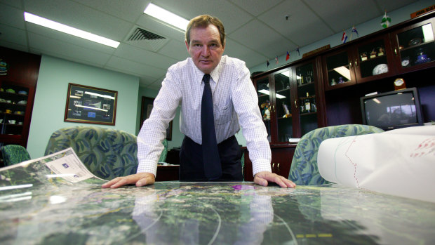 Pisasale as mayor in 2005 with his plan for Ipswich.