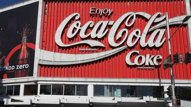 The iconic Coca Cola sign in Sydney’s Kings Cross.