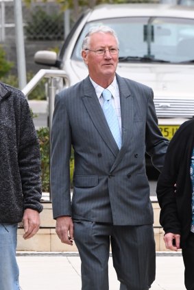 Bill Spedding outside the Coroner's Court earlier this year.