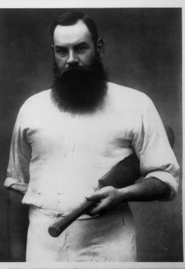 The readily identifiable WG Grace.