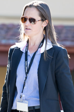 Police officer Laura Beacroft gave evidence at the William Tyrrell inquest in Taree on Monday. 