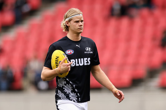 St Kilda are pursuing in-demand Carlton big man Tom De Koning.