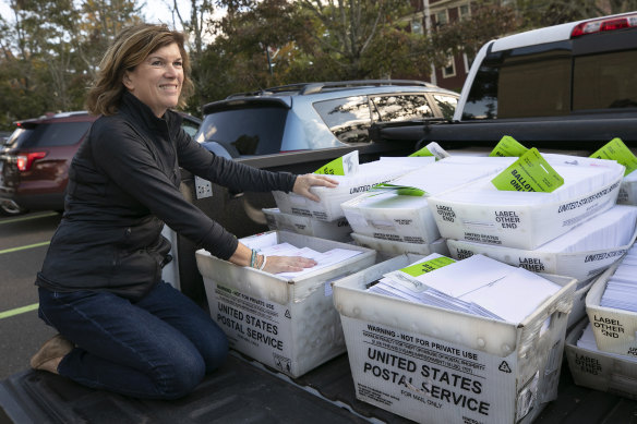 Millions of ballots have already been mailed out to voters across the US. 