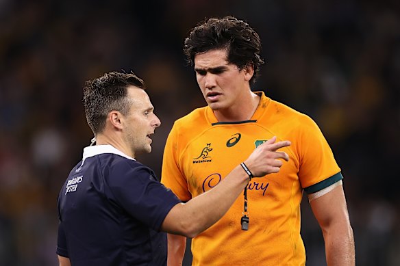 Darcy Swain is back on the cusp of a Wallabies recall.