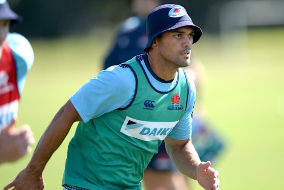 Karmichael Hunt will play for the Waratahs again next season. 