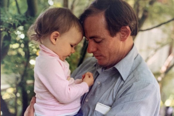 Sarah Chapman’s family photo on Instagram: “Dad sizing me up for a kidney transplant in 1983”  