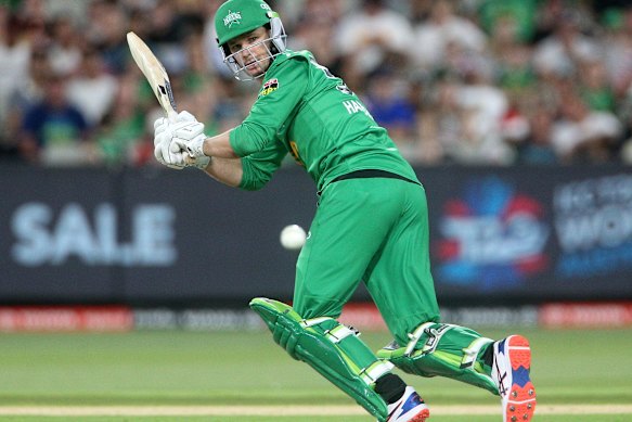 The Stars' Peter Handscomb made 27 before being run out.