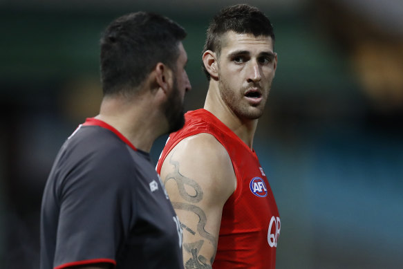 Scans confirm Swans ruckman Sam Naismith has ruptured his anterior cruciate ligament for the second time.
