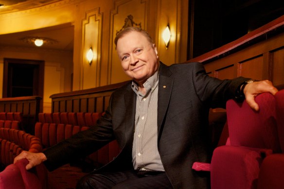 Bert Newton on his 75th birthday in 2013.