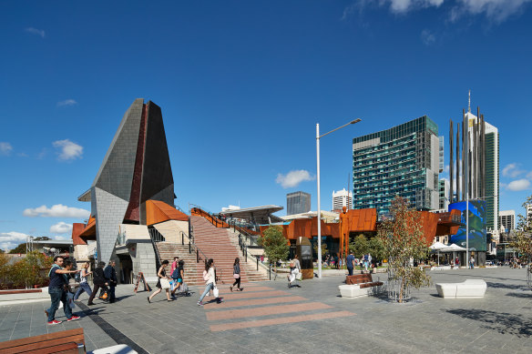 Yagan Square has mainly been a thoroughfare.