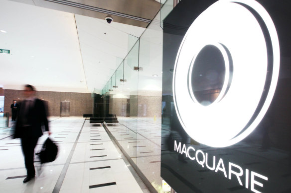 Macquarie shares have surged almost 50 per cent in the past year.