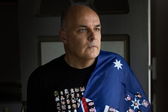 Jan Laczynski ha mancato di poco l'attentato di Bali, dove morirono cinque dei suoi amici, fotografato nel 2022.