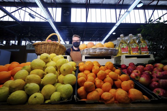 Higher food prices contributed to surging inflation.